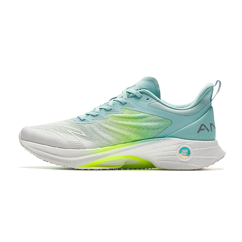 ANTA MALE MACH 3 RUNNING SHOES - White/Green – ANTA MALAYSIA