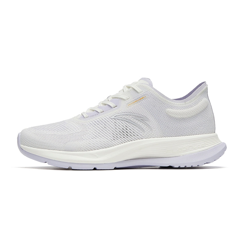 ANTA FEMALE FLASHLITE 5 RUNNING SHOES - Beige/L.Purple – ANTA MALAYSIA